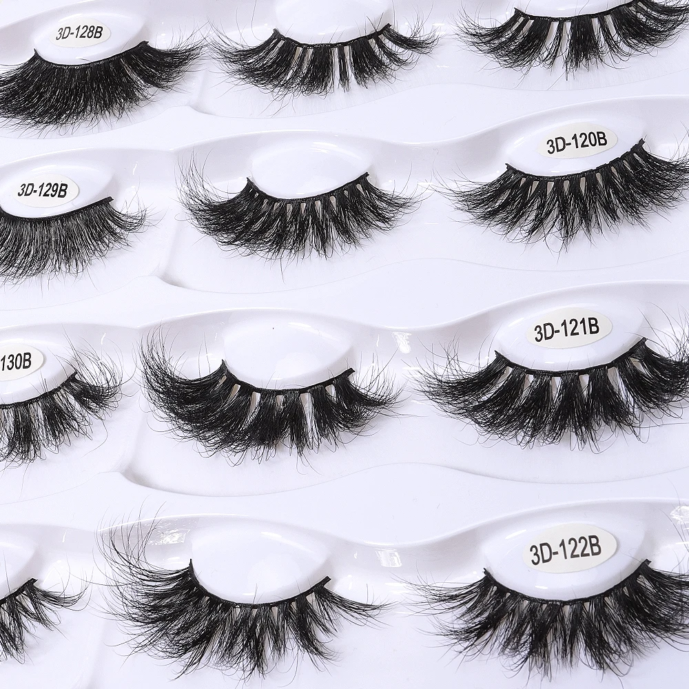 

wholesale 25mm strip lashes, Black color