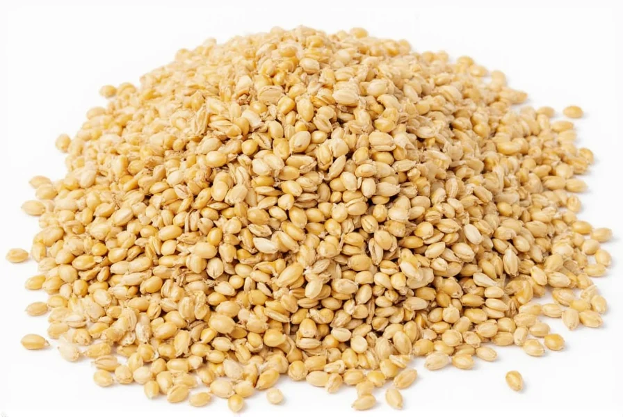 Close-up comparison of white and black sesame seeds on white background