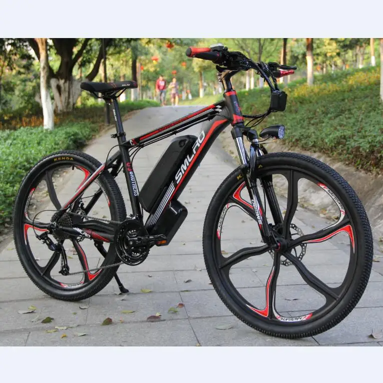 

26inch Electric Mountain Bike 48V 10Ah Lithium Battery 350W Electric Bike E-BIKE Shinano 27 speed Electronic MTB