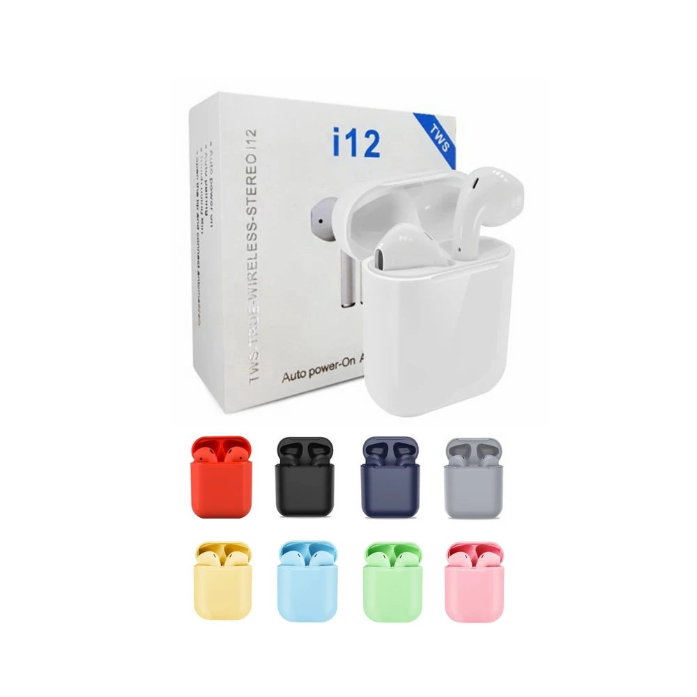 2020 Distribute Noise cancelling in ear airbuds wireless inpods earphone airbuds inpods i12 tws