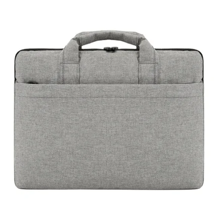 

ZUNWEI 13 14 15 inch Waterproof Nylon Messenger Laptop Sleeve Briefcase Bag Business Men and Women, Gray,black,blue, pink, purple