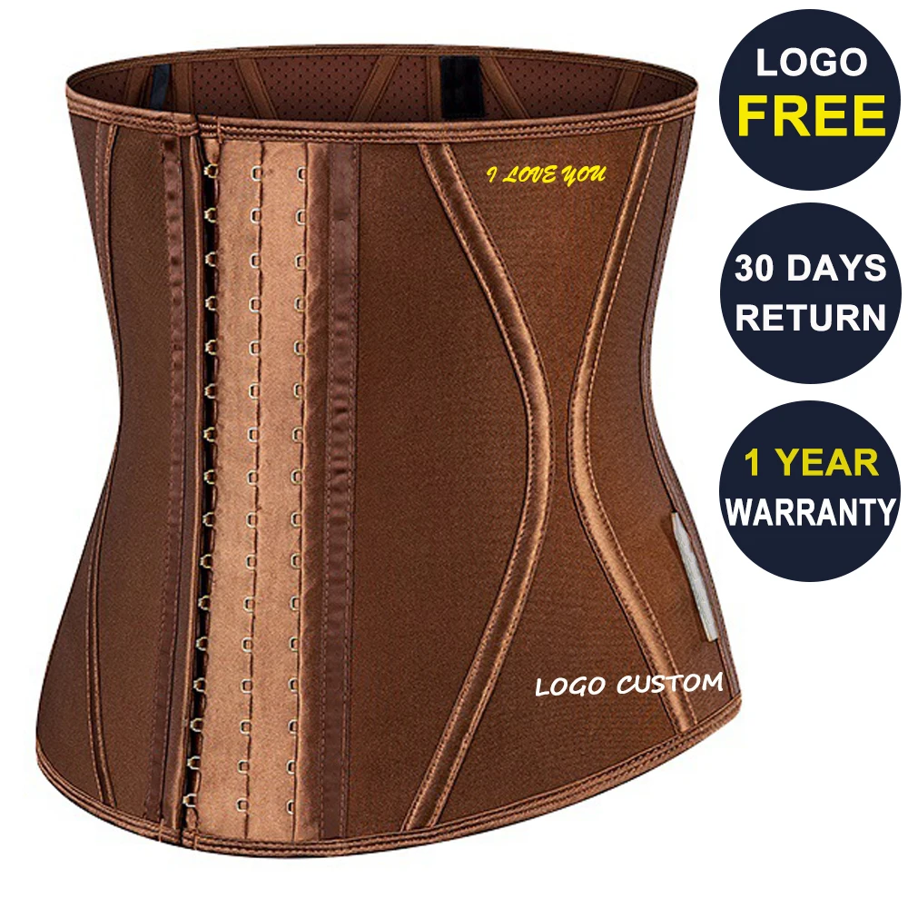 

Workout Sweat Bands Belly Wrap for Stomach Weight Loss Elastic Waist Band Yoga Set Back Lumbar Support Sweat Belt Custom Logo, Brown/customized