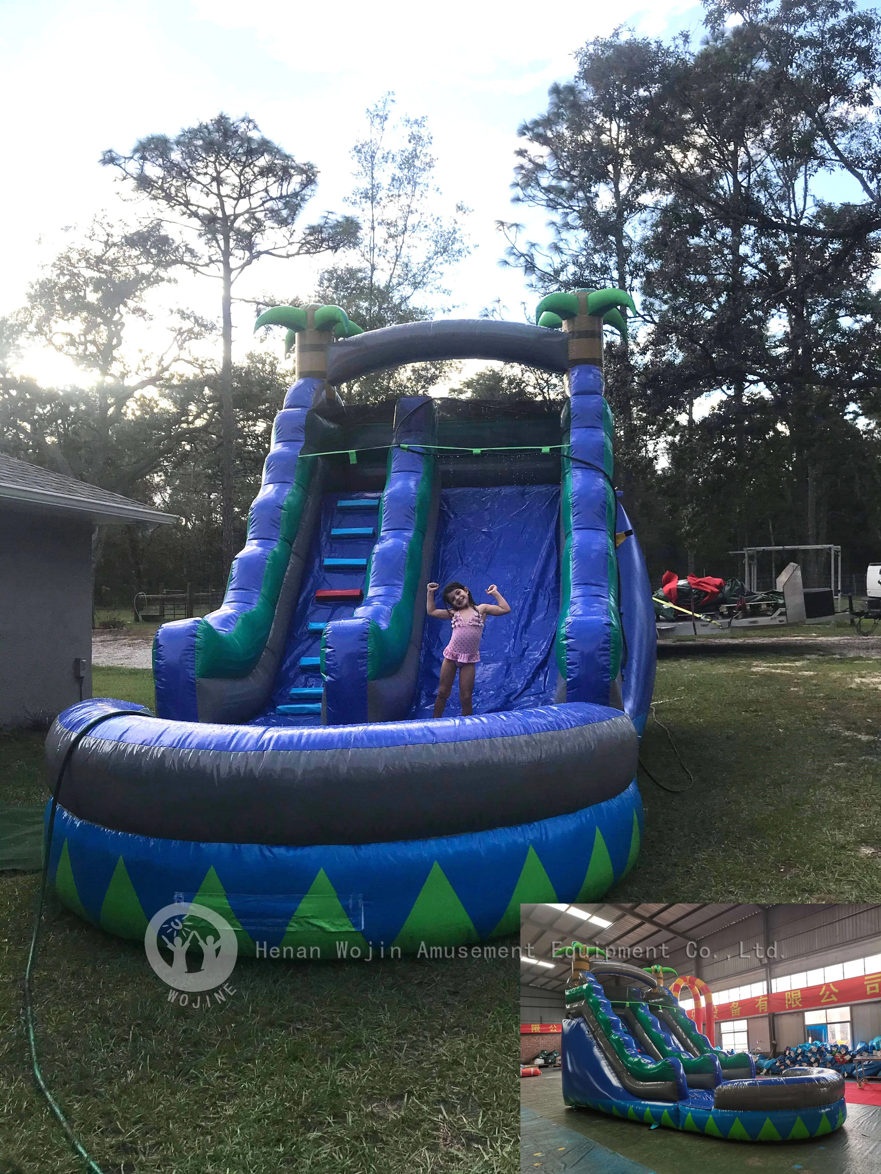 inflatable water slide