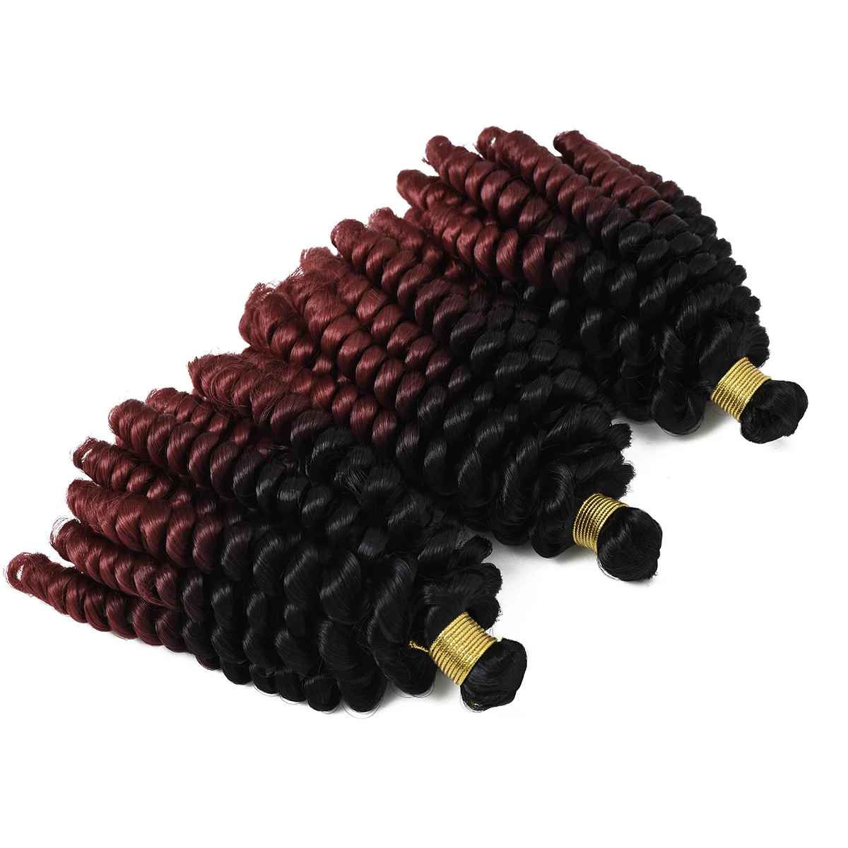 

Synthetic Fiber Spring Twist Crochet Hair Braiding Bomb Twist Ombre Colors High Temperature Synthetic Fiber