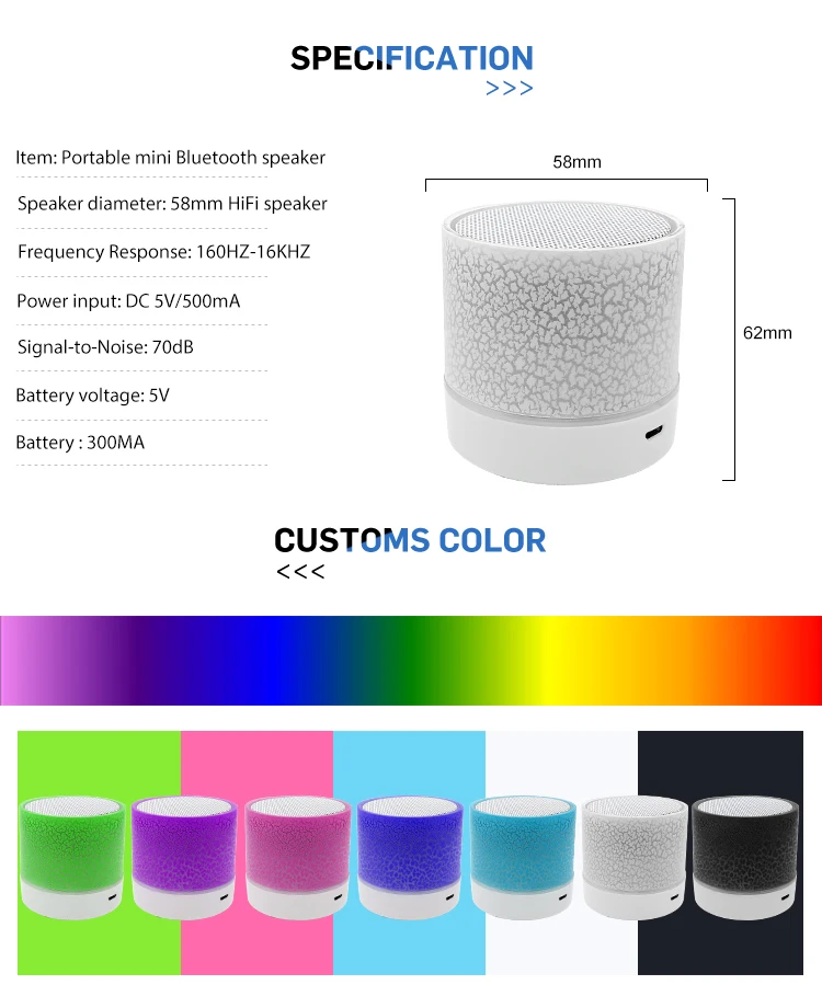 Quick Shipping Cheap Speaker High Quality Portable Bluetooth Speaker for Musics/Movies - ANKUX.COM