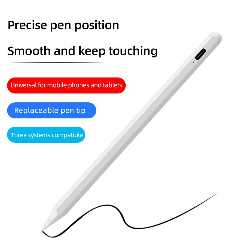 

universal touch pen Palm rejection Lapiz Tactil active stylus pencil Pencil For Apple iPad Tablet Cell phone touch screen pen