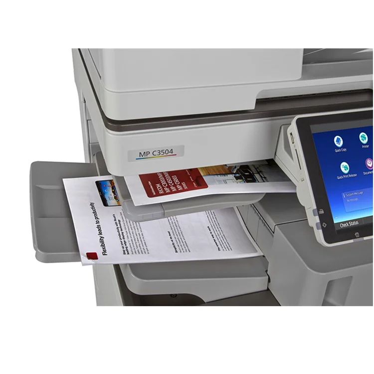 
Refurbished Used Laser Printer Copier Paper Scanner Ricoh MP C3504 MFP Wholesale 
