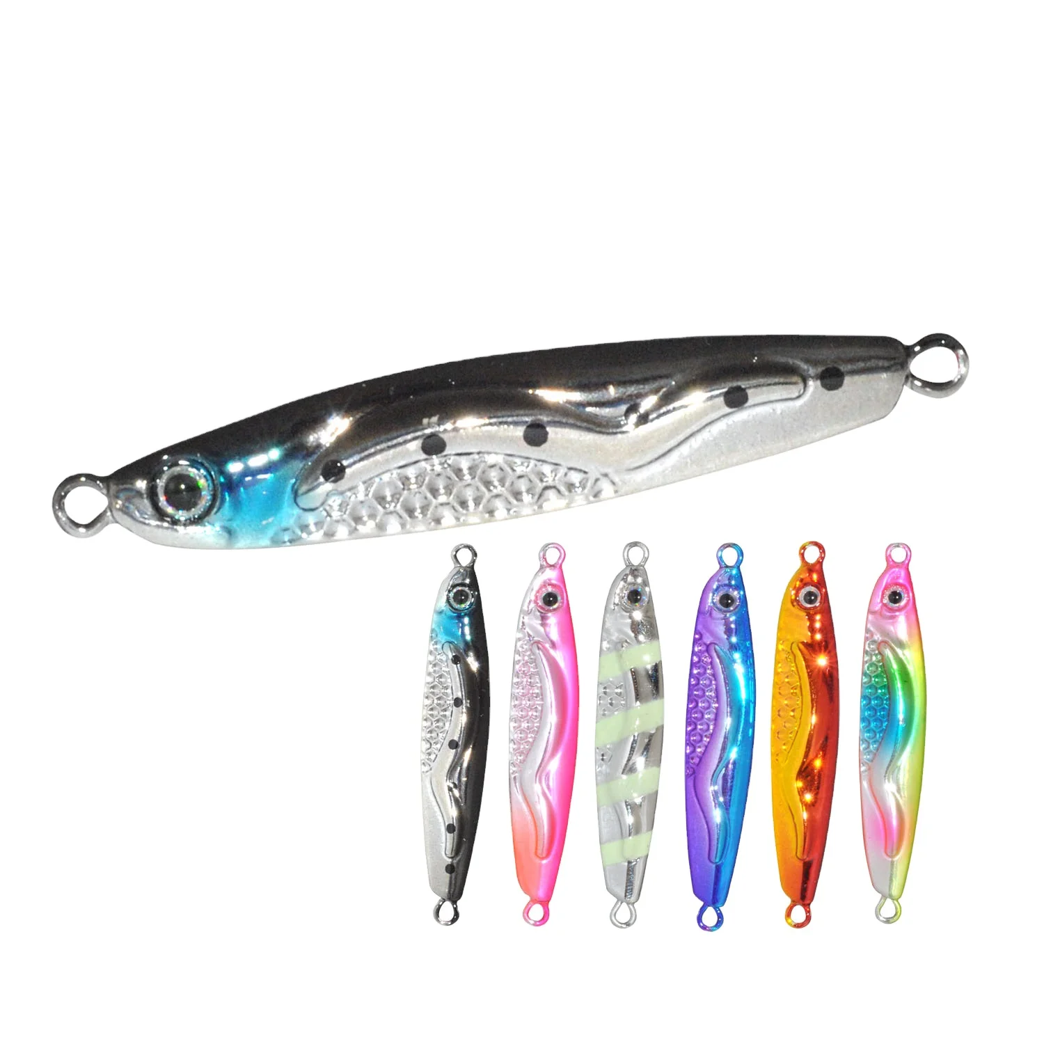 

Pesca Sea Fishing Fish Lure 55mm 10g Fishing Lead Jig jigging metal lure, Various colors