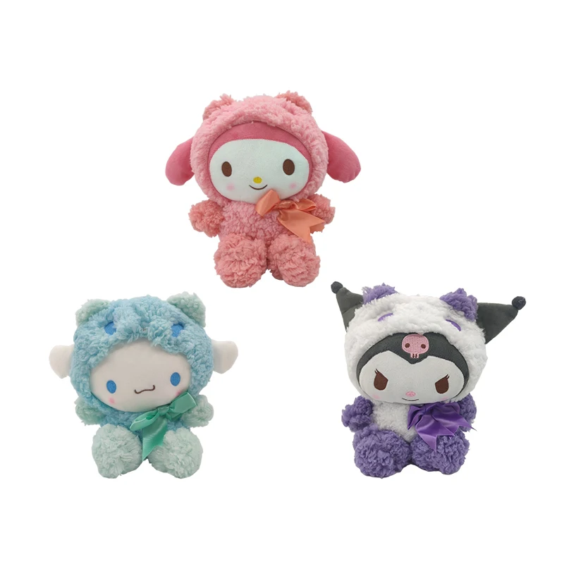 

Wholesale Sanrio Plushies 30cm Cute KT Kuromi Melody Toys Decoration Stuffed PP Cotton Custom Sanrio Plush