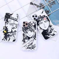 

NARUTO Ninja Shippuden Sasuke Kakashi Phone Cover For iPhone 11 Pro Max X XS XR Max 7 8 7Plus 8Plus 6S SE Soft Silicone Case