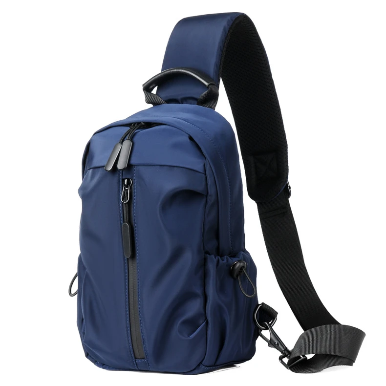 

Daily Travel Male Crossbody Chest Bags Man Single Shoulder Backpack Mens Briefcase with USB Charging Port