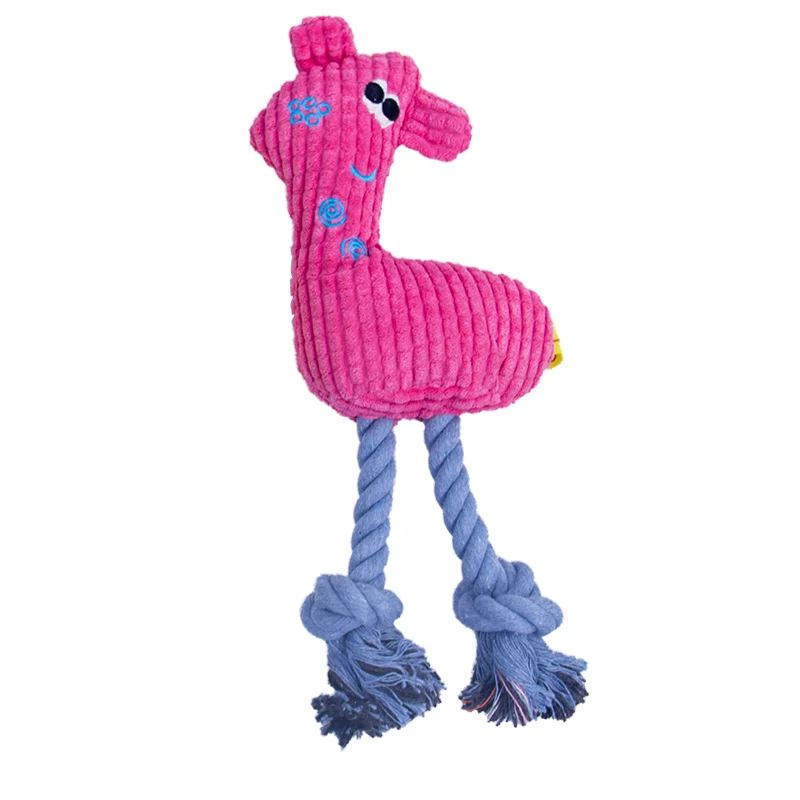 

Animal Toys For Pets Soft Colorful Dog Toy Plush Squeaky Chew Toy Pet