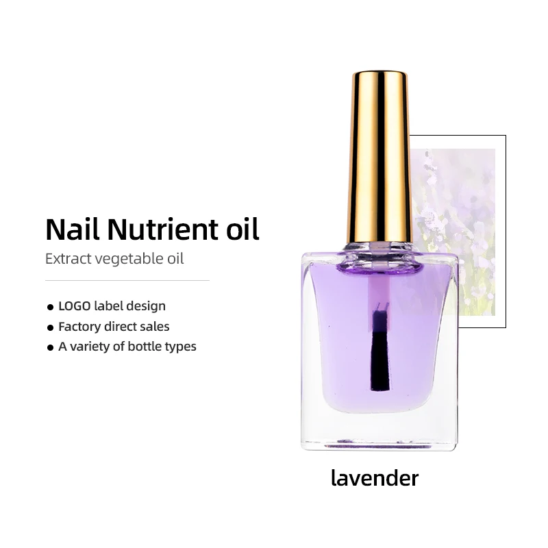 

Free sample design Nail repair nutrition cuticle oil and pleasant nails art custom private label bottle packaging