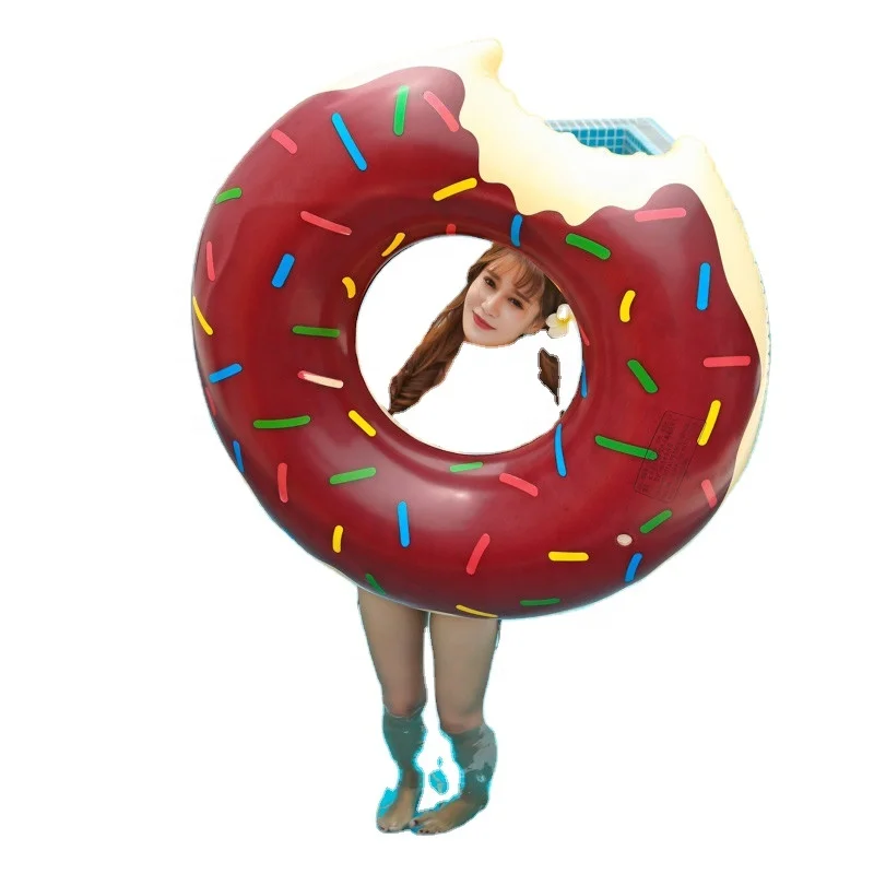 

Factory direct PVC inflatable donuts water inflatable swimming donuts spot adult swimming rings, Customized color