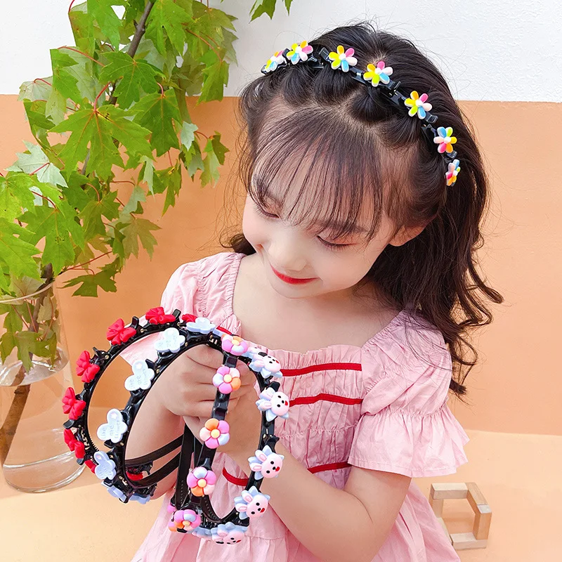 

Designer Princess Hair Accessories Cute Kids Girls Flower Head Band Clip Headbands Hair Bands With Hair Clip