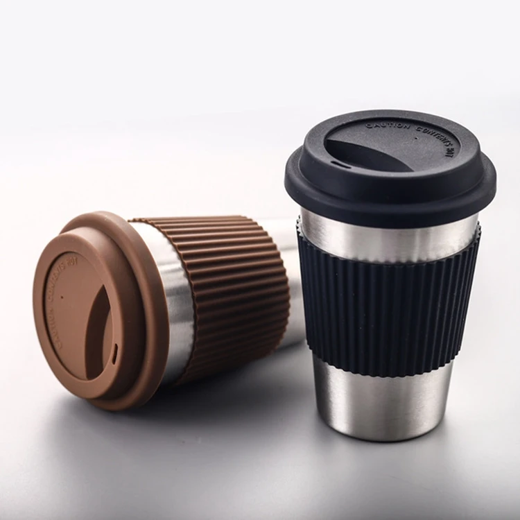 

Wholesale New style promotional custom single wall reusable wholesale stainless steel coffee cup