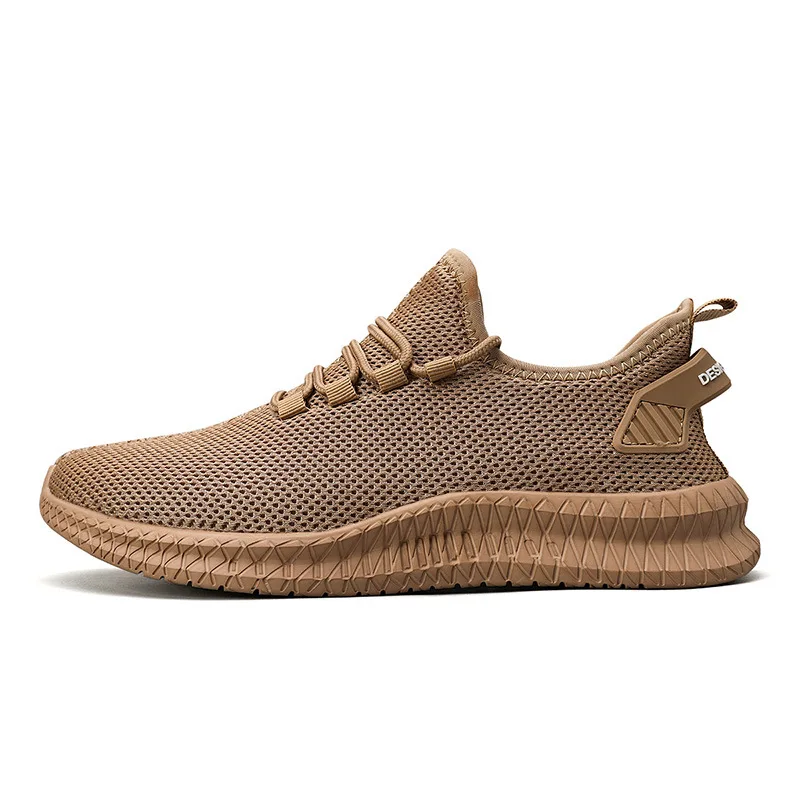 

Hot style men's leisure sports shoes plus size knit mesh shock absorber men running shoes breathable outdoor sports, As picture,or custom