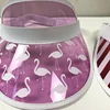Promotion Cheap Summer personalized design Plastic Sun Visor/Cap/Hat,PVC plastic sun visor for UV protection