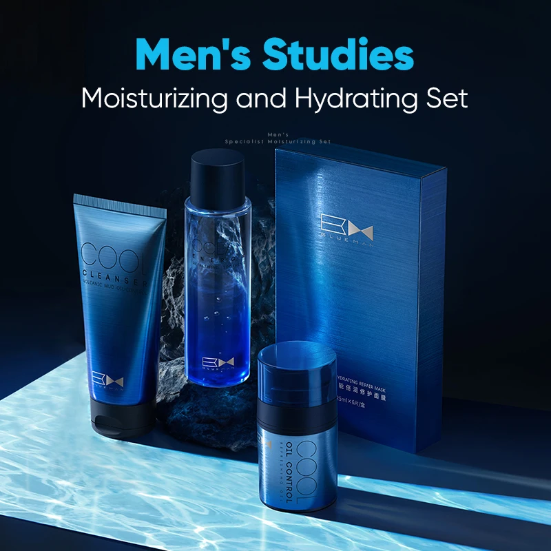 

Men Facial Care Set Face Cream Skin Care Moisturizing Spray Face cleanser Oil Control Men Skin Face Care Set