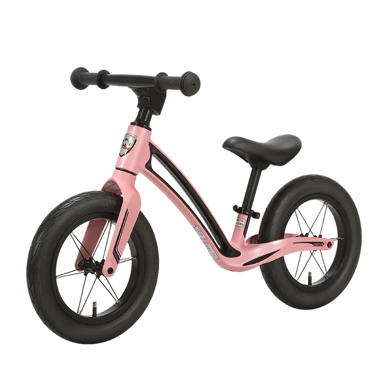 

2020 New Design Children Balance Bike Magnesium Alloy Frame 12" Cheap Push Bike Kids Balance Bike, Silver yellow black white