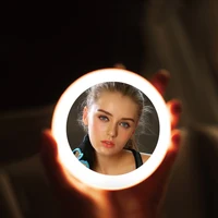 

Touch Screen Make Up LED Mirror Cosmetic Folding Portable Compact Pocket LED Lighted Makeup Mirror