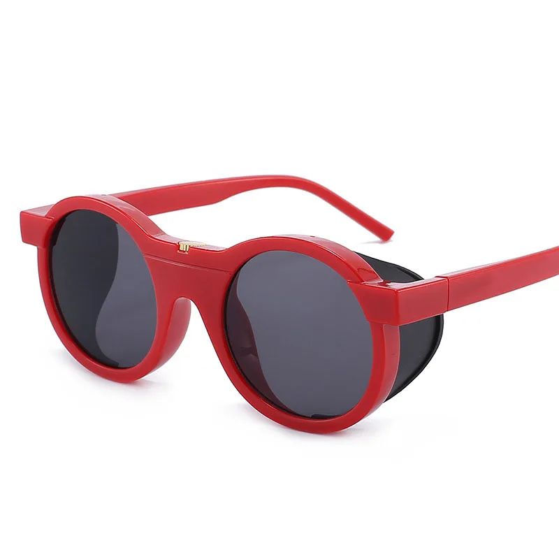 

Lbashades New Steampunk Round Sun glasses Fashion Vintage Shades Sunglasses 2021