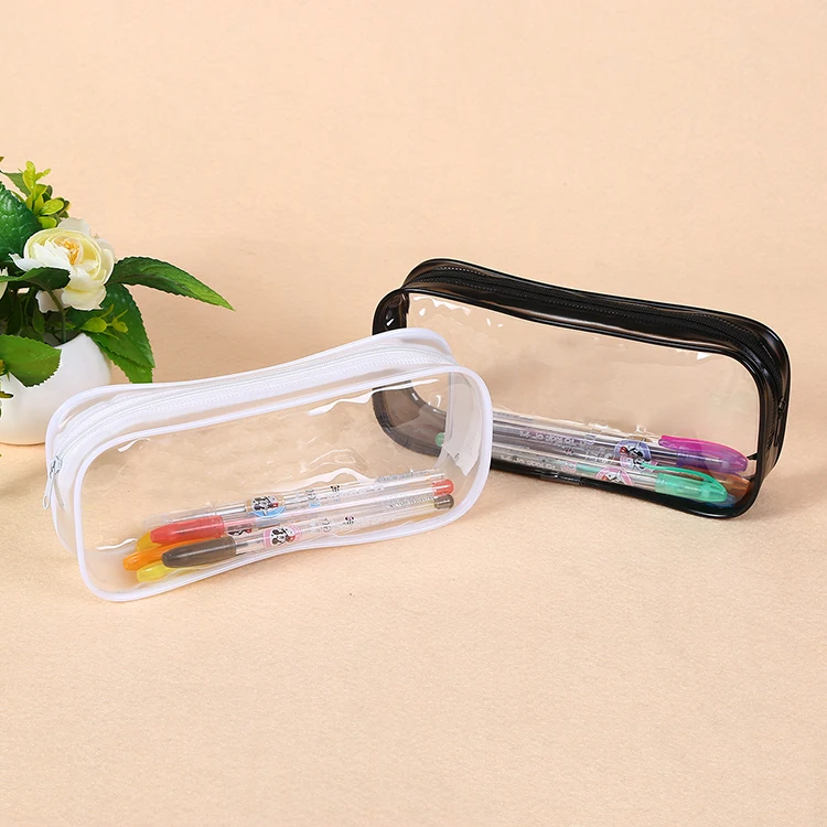 Big Capacity Clear Pencil Case Transparent Pvc Pencil Pouch Pen Bag ...