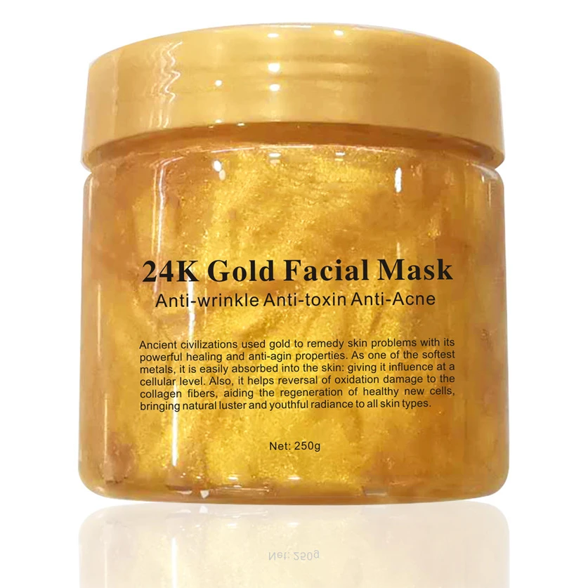 

Private Label Anti Wrinkle shrink pores collagen peel off face mask 24k peel off gold facial mask