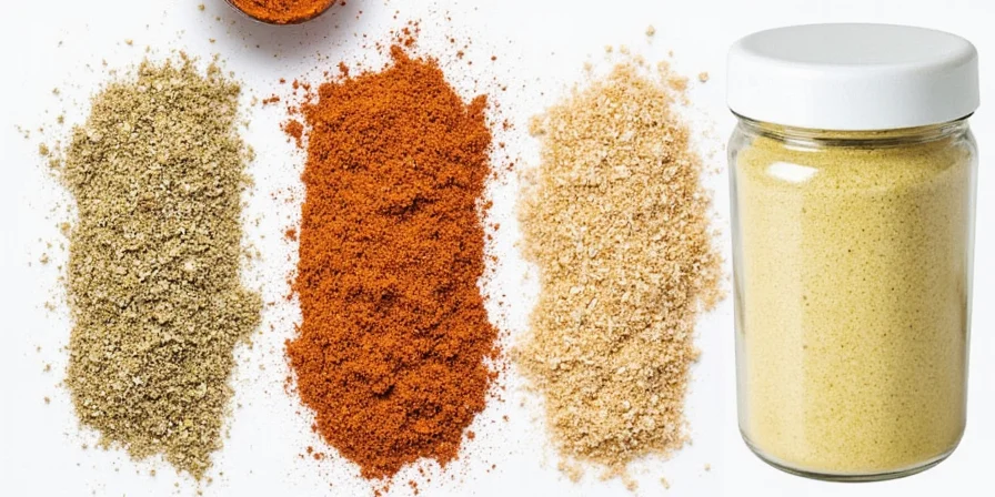Homemade ranch seasoning in a glass jar
