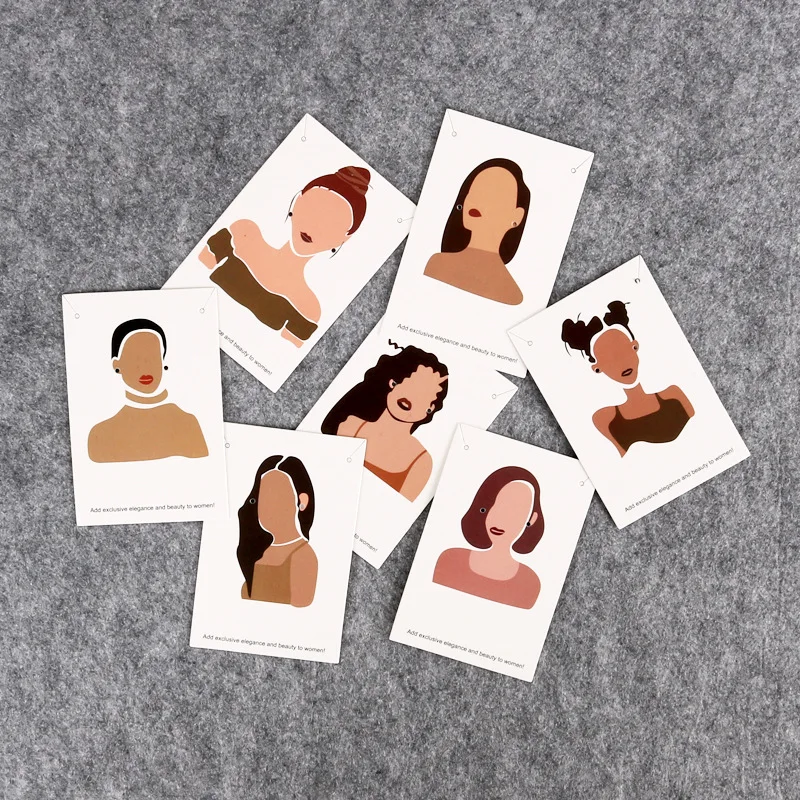 

Fashion Earrings Card Custom Design Paper Printing Display Jewelry Earring Card Logo Jewelry Packaging, Jewelry Tools