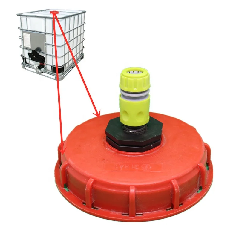 Buy 275 Gallon Ibc Tote Screw Cap Dosing Tank Top Lids Plastic Screw