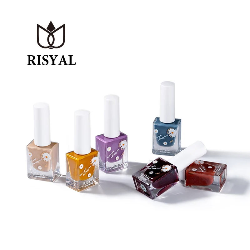 

Peelable Halal Vegan Water Based OEM Permeable Fashion Color air dry Nail Polish