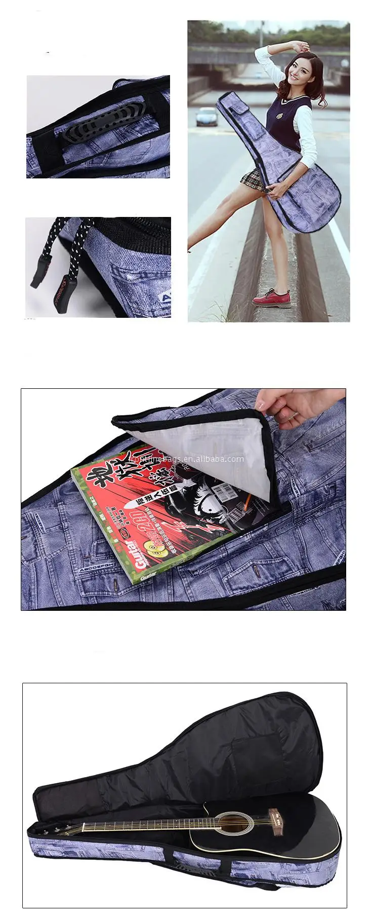 custom guitar gig bag