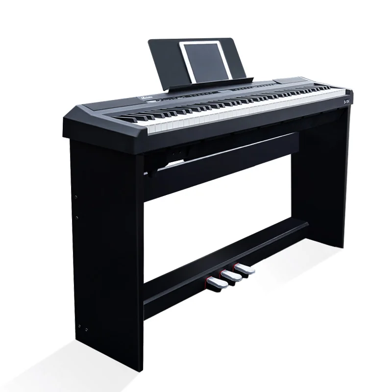 

2021 hot-selling high-quality piano with hammer weight digital electronic piano instrument dedicated for piano performances, Black