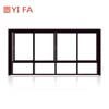 bedroom aluminium horizontal sliding sash glass aluminum bottom fixed window