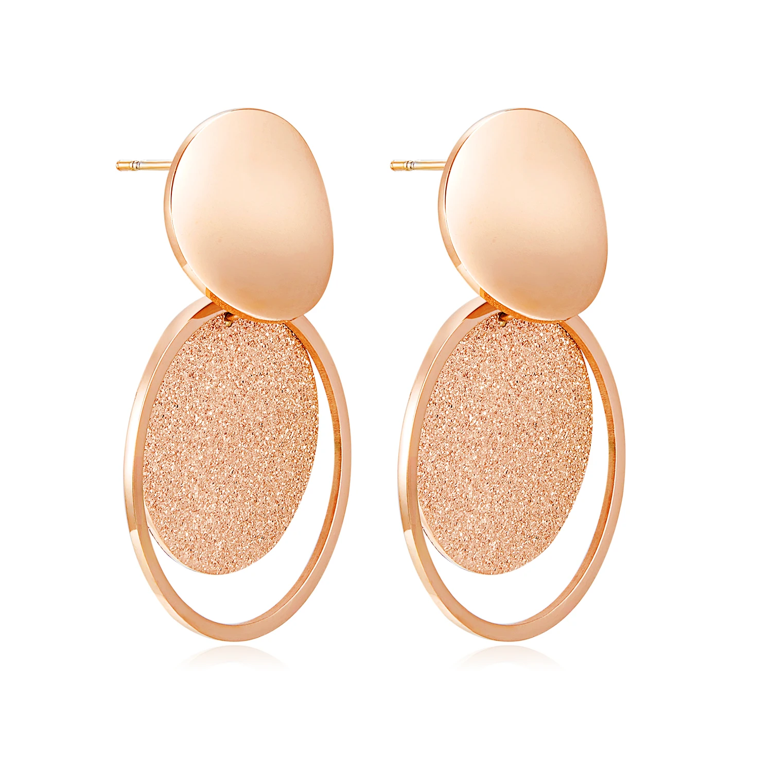 

Best Sale Vintage Double Hoop Rhinestone Rose Gold Hoop Earrings Jewelry, Rose gold,gold, silver, customized color