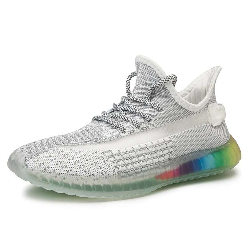 

Wholesale Fish Mesh Upper Men Fashion Sneaker Breathable Street Walking Shoes Casual Walking Shoes