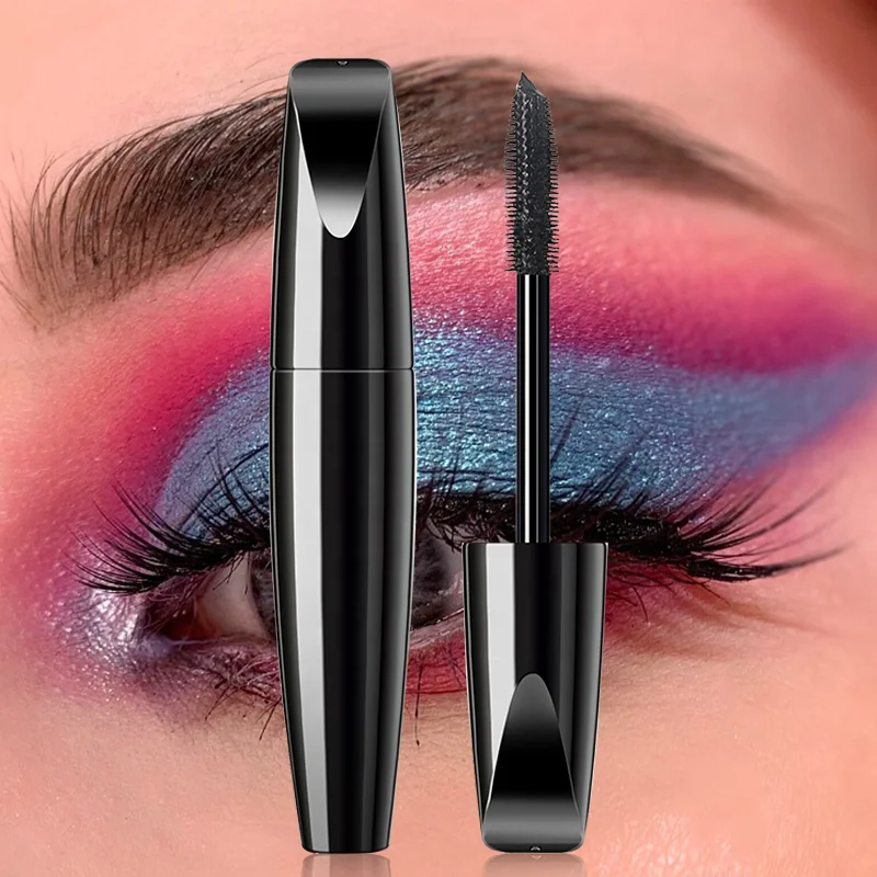 

LT53 Colour mascara Lengthen Eyelashes Mascara Make Your Own Brand Makeup Vegan 4D Fiber Mascara, Black