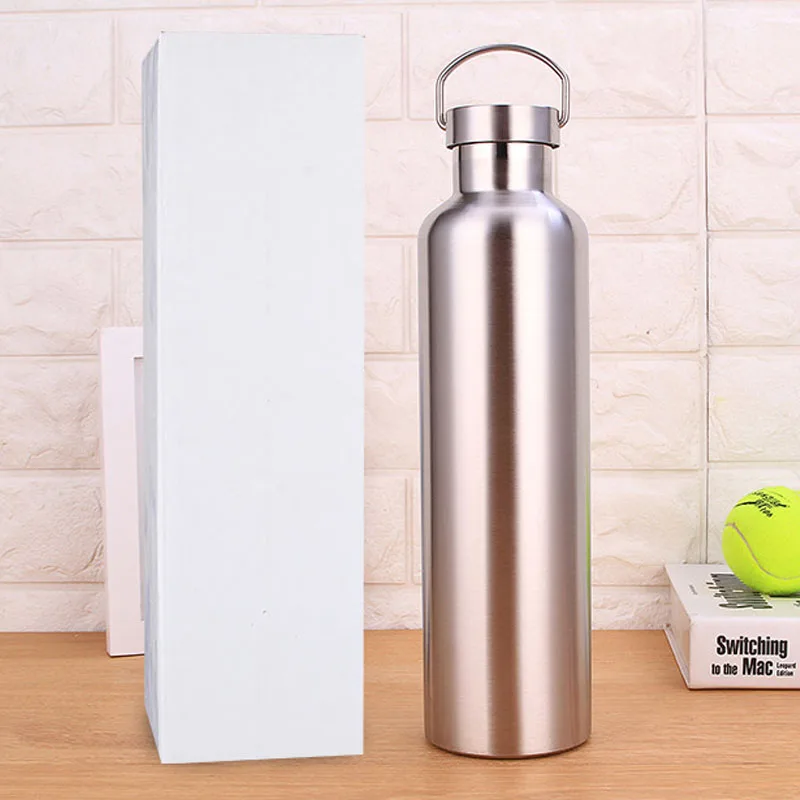 

Copper Water Bottle, Light brown, silver