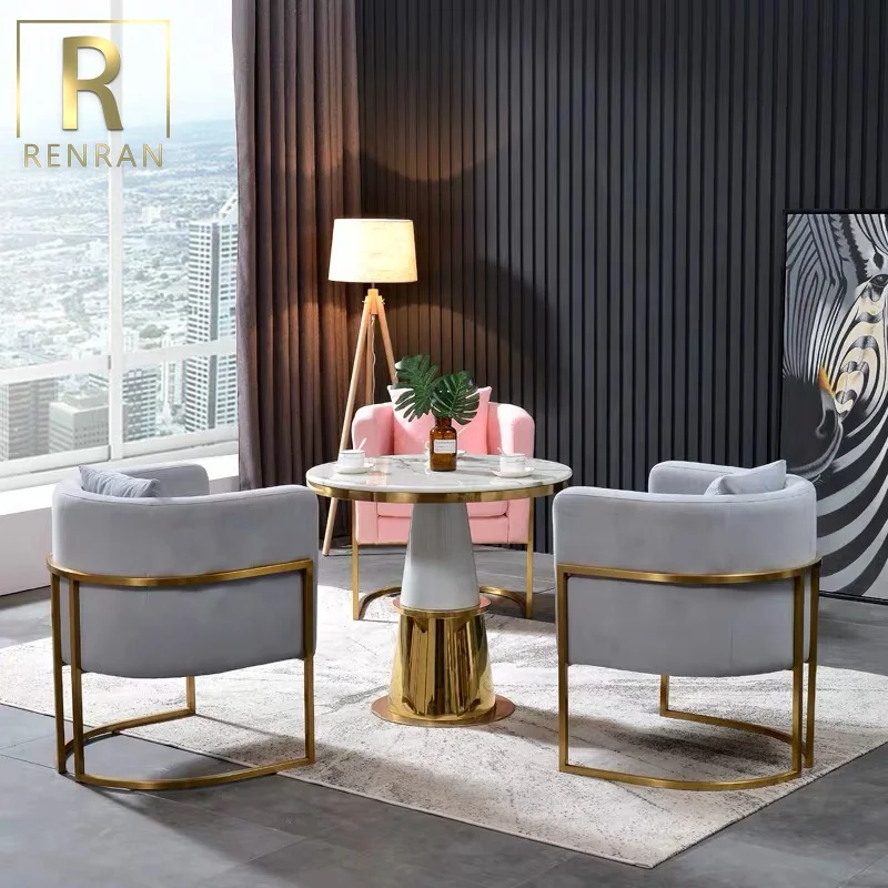 
popular commercial furniture luxury white marble gold coffee cafe restaurant dining tables 