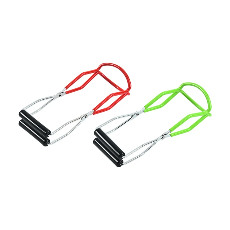 

A1120 Anti-scalding Stainless Steel Bowl Plate Dish Clip Can Bottle Clamp Kitchen Gadget Clawing Up Steamer Clip Plate Gripper, Red,green