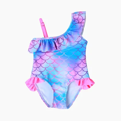 

Children Swimsuit 1-6Yrs Girls Bathing Suit Colourful Mermaid Baby Kids Swimwear, Picture