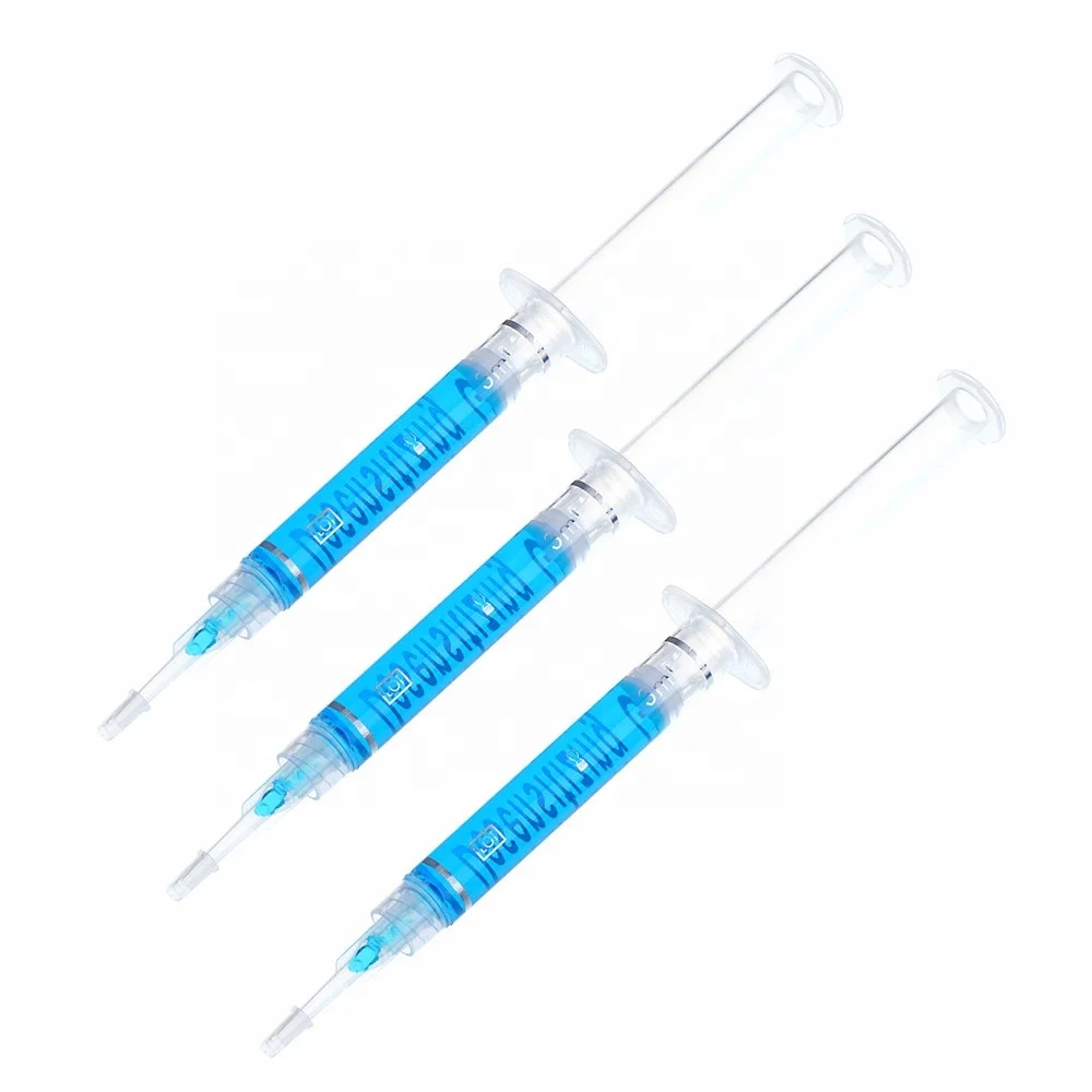 

Best selling effective 1.5ml/3ml Syringe Teeth Desensitizing Gel Reduce Sensitivity During Teeth Whitening Remineralization Gel, Blue