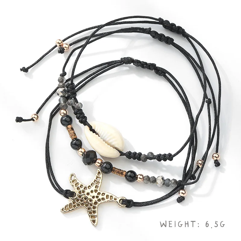 

Waterproof String Bracelets for Women Handmade Boho Summer Beach Wave Set Jewelry Teen Girls