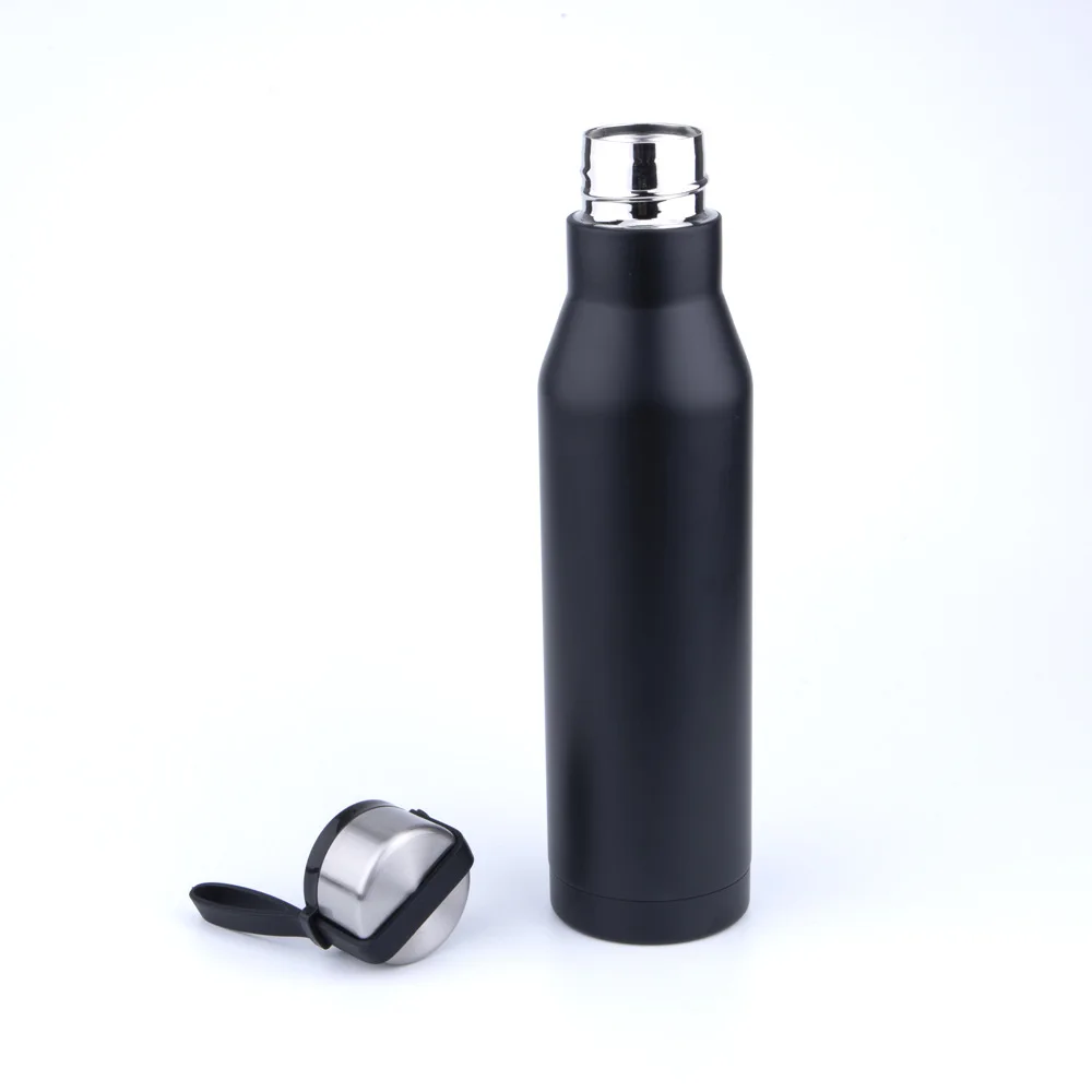 

750ml 25 Oz Stainless Steel Vacuum Insulated Water Bottle Double Walled Cola Shape Thermos, Reusable Metal Water Bottle, Customized color