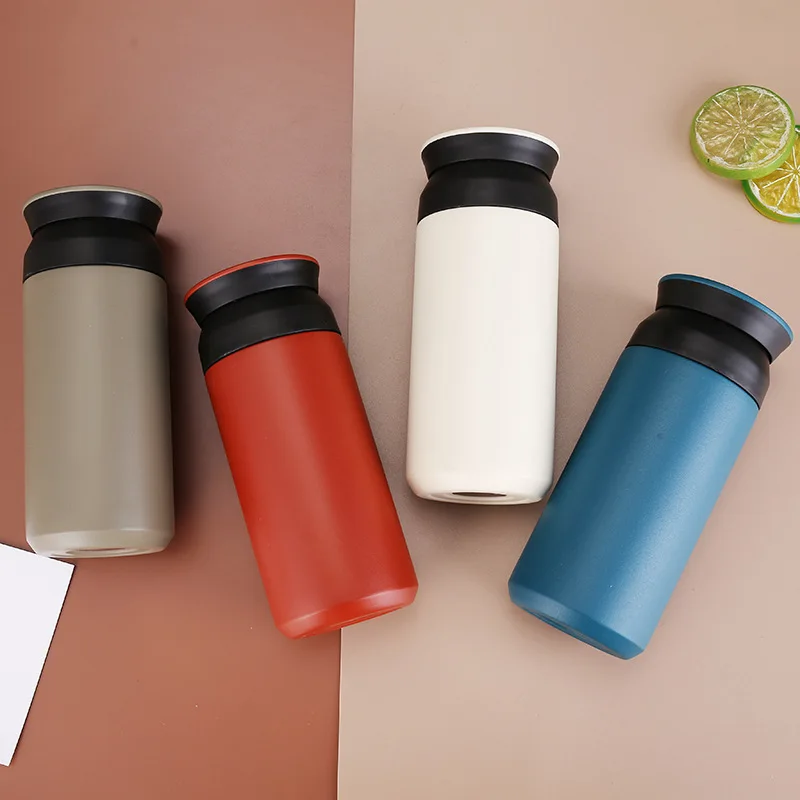 

A2697 Wholesale Stainless Steel Car Drinking Cups Tea Cup Custom Gift Water Bottle Portable Coffee Vacuum Cup, 5 colour