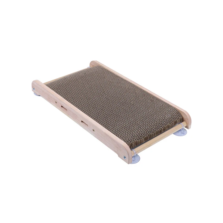 

Corrugated Cardboard Cat Scratcher Oem Cat Scatcher Scraper Board Adhesive Scratching Pads Pad Lounge For Cat