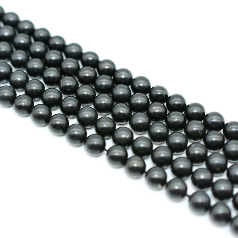 

Trade Insurance  High Quality Natural Shungite Loose Beads