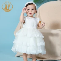 

Nimble 2019 Wholesale Toddlers Little Baby Girls Embroidery Applique Tulle Flower Girl Dresses Lace Party Dresses