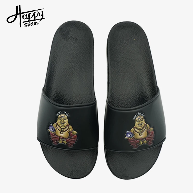 

Happyslides Slippers Cheap Logo Slippers For Man Eva Summer Slippers Slide Sandals Unisex Custom Slides Men